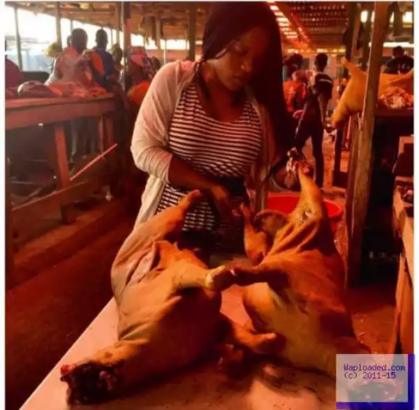 Actress Empress Njamah Goes To The Market To Get A Goat Meat For Christmas